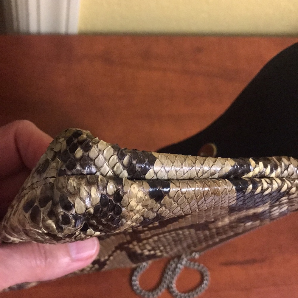 Vintage snake skin purse. In very good condition - Picture 11 of 16